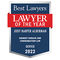 Best Lawyers | Lawyer Of The Year | Jody Harper Alderman | Eminent Domain And Condemnation Law | Denver 2022