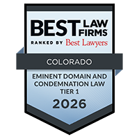 Best law Firms ranked by Best Lawyers, Colorado, Eminent Domain and Condemnation Law Tier 1, 2026